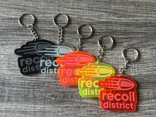 Recoil District Acrylic Keychains