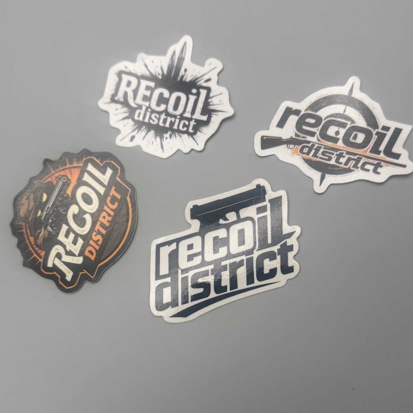 Recoil District Sticker 4pk Bundle