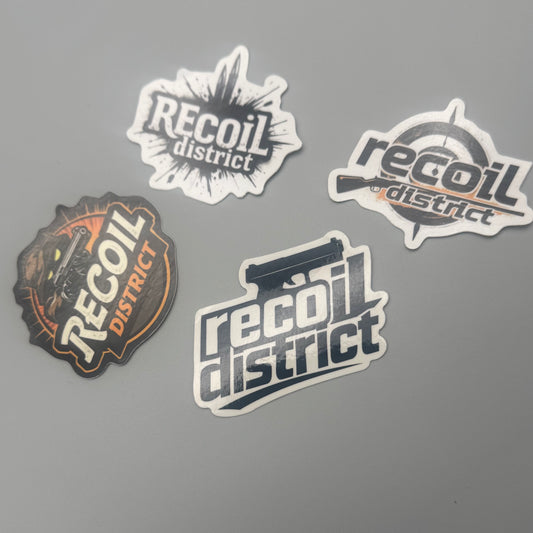 Recoil District Sticker 4pk Bundle
